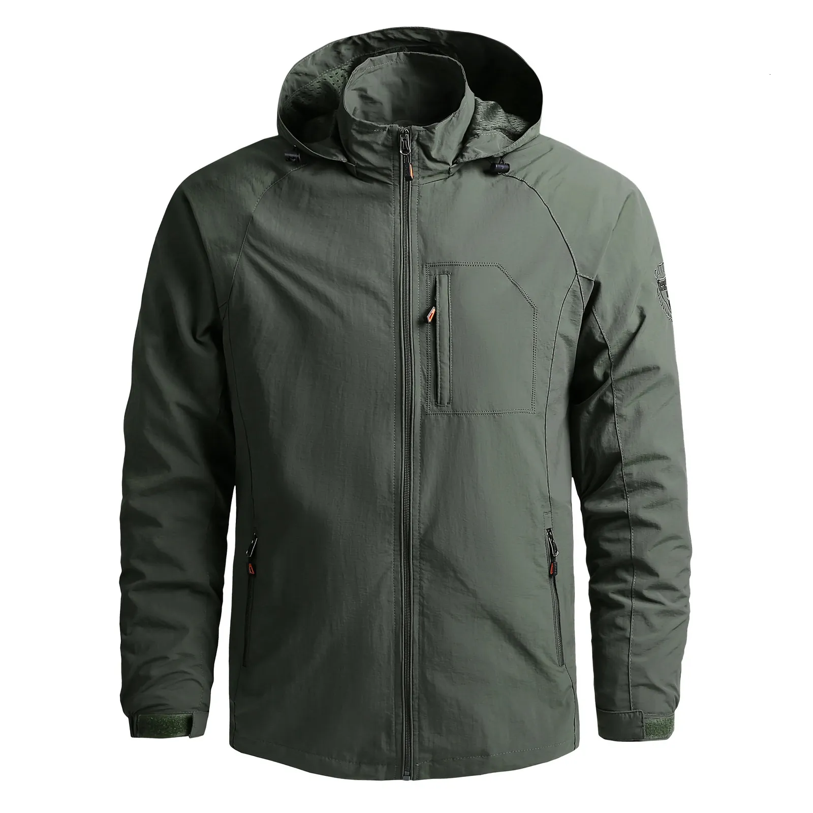 Mannen Outdoor Wandelen Jassen Waterdichte Capuchon Windjack 2023 Herfst Casual Jas Tactiek Militaire 240308