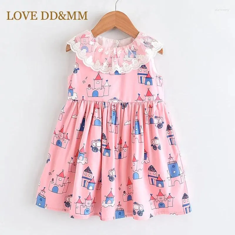 Robes de fille LOVE DDMM filles mode vêtements pour enfants doux dentelle princesse enfants pour vêtements bébé Costume Vestidos