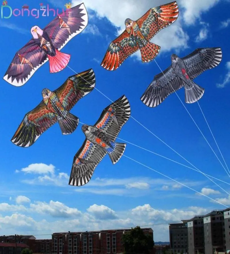 50 pcs Flying Bird Flat Eagle Kite Whole With 100 Meter Line Kids Gifts Outdoor Toys1381369