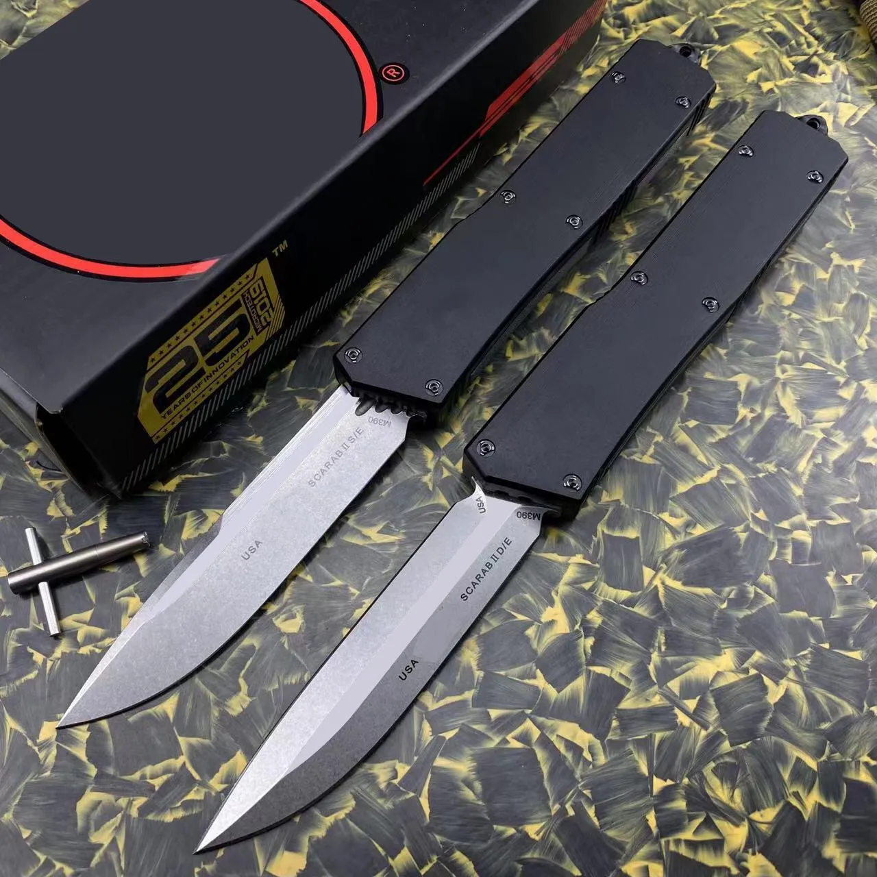 US MT Hotsale-Models Navy Beetle Folding Knife Pocket Knives Tactical AUTO EDC Tools Micro Cutting Tools