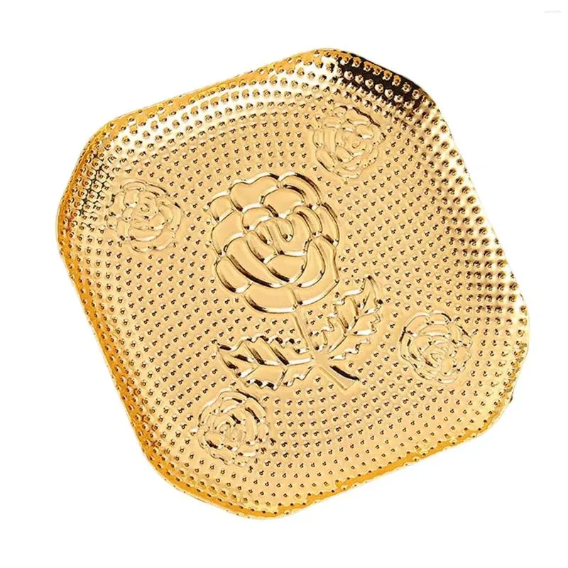 Table Mats Tea Desserts Dish Decorative Embossed Multifunctional Coffee Decoration Cup Mat For Centerpieces Bar Cake