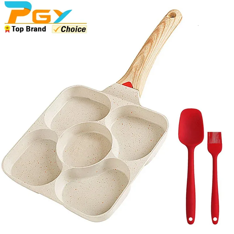 45Cups Egg Frying Pan Nonstick Pancake Pans cookware Omelette Aluminium Alloy cooker 240318