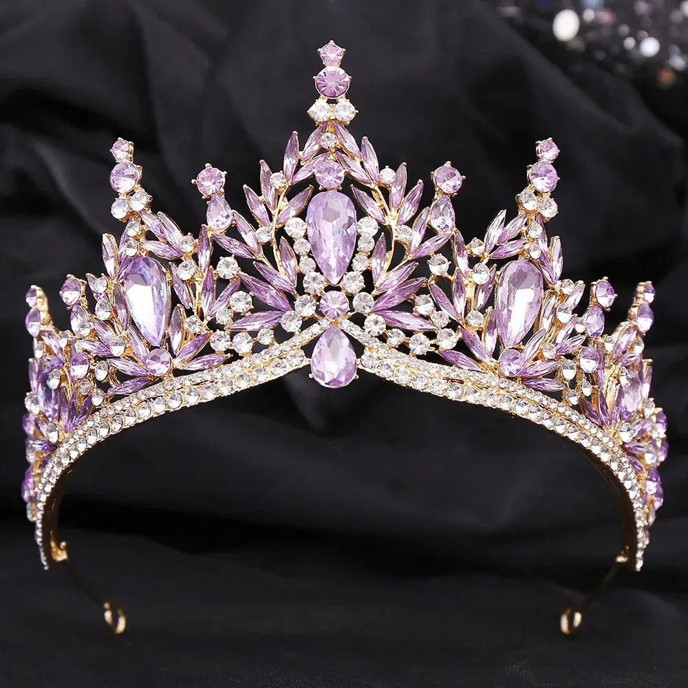 KMVEXO Vintage Golden Bride Queen Crown Princess Headwear  display picture 1