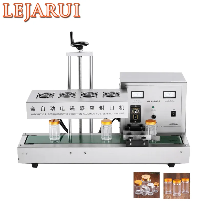 Automatic Electromagnetic Induction Plastic Bottle Glass Medicine Bottle Aluminum Foil Film Gasket Continuous Sealing Machine