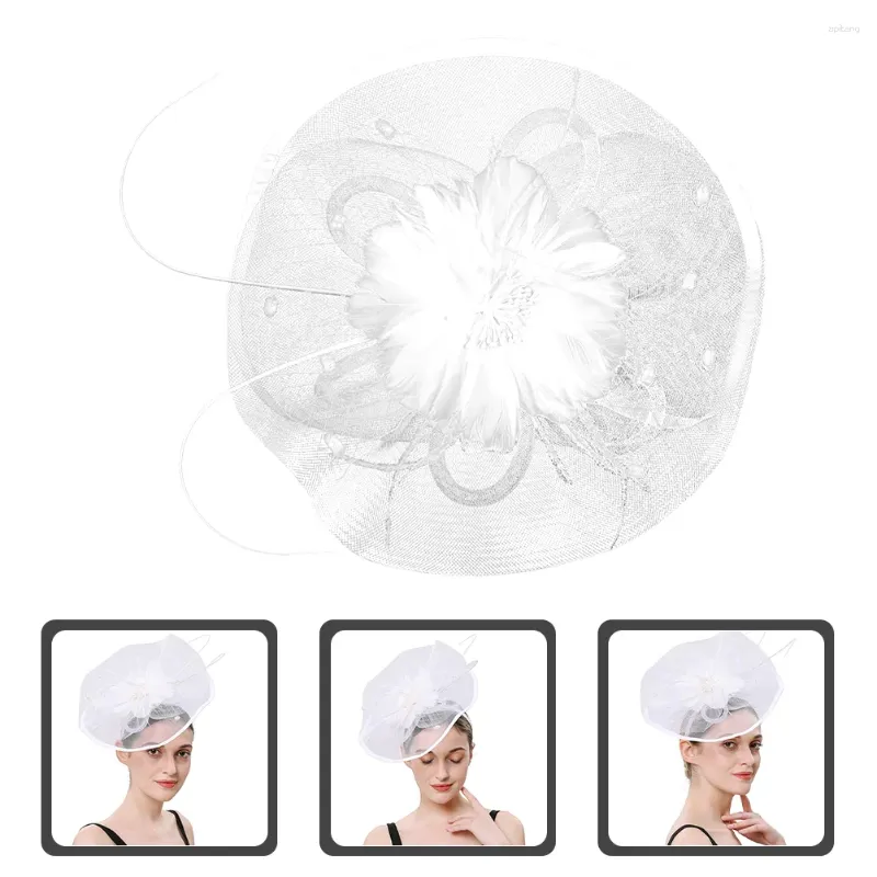 Bandanas Cocktail Party Hap Hair Pins Fascynatory Hats for Women z lat 50. Akcesoria Charm Women's Mesh