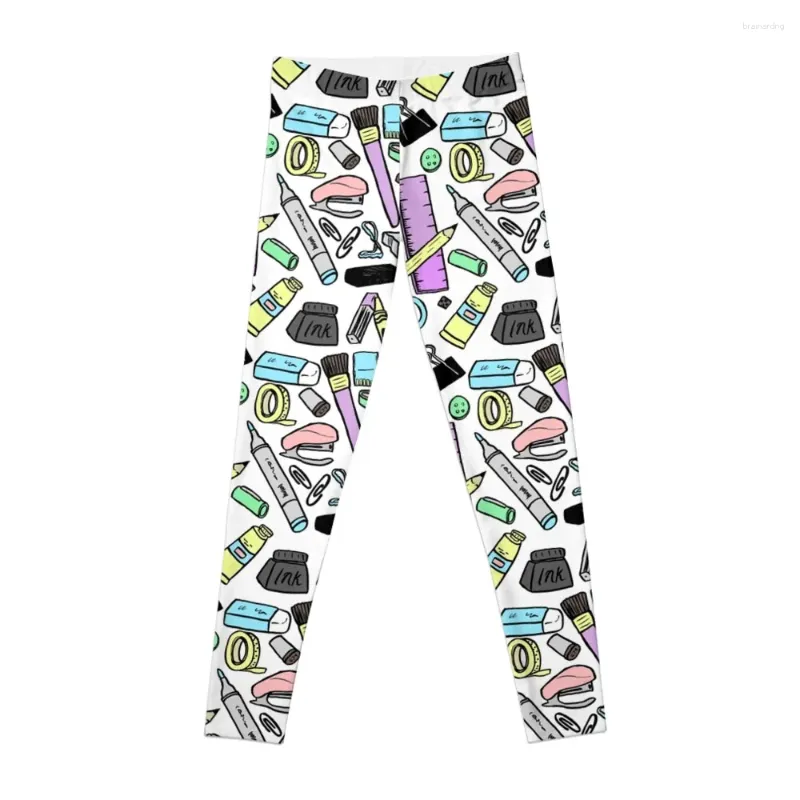 Pantalon actif fournitures d'art motif Leggings ensemble de Sport vêtements de golf salle de Sport pour femmes