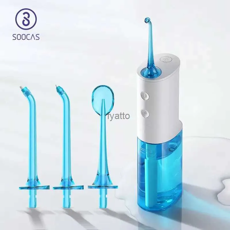 Autres appareils Portable Soocas W3 irrigateur oral USB évier dentaire rechargeable avec débit d'eau stable IPX7 étanche salle de bain nettoyage des dents H240322