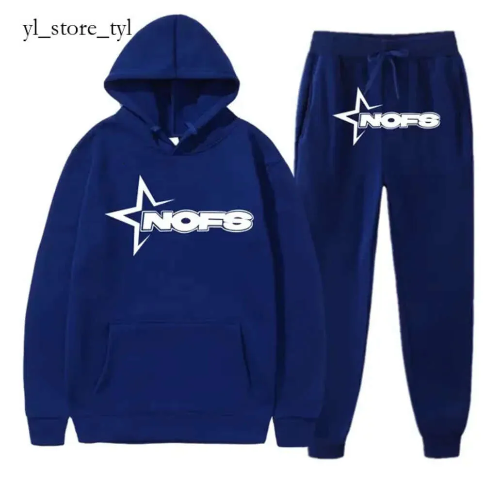 Y2K Tracksuit modeontwerper NOFS Tracksuits Men Sets Winter Sonoff stuk Running Autumn Sweatshirt Sport Joggers 3045