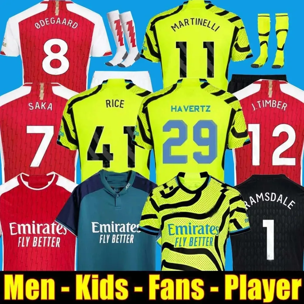 2023 2024 SAKA G. JESUS voetbalshirts SMITH ROWE Fans Spelerversie Gunners MARTINELLI ODEGAARD THOMAS NKETIAH TIERNEY ARSen 23 24 Home Away voetbalshirt kindertenue