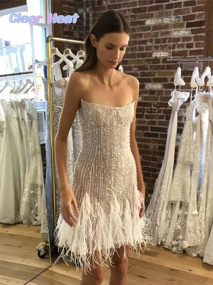 Sequin Feather Mini Dress - Sexy Off Shoulder Party Dress, Elegant Backless  Evening Gown, Women's Fashion Night Out from Dhgate Urban Sexy Dresses -  price 71.24