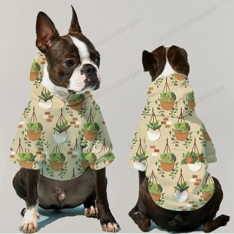 Köpek giyim kapüşonlu kapüşonlu kış kıyafetleri köpekler için moda kıyafetleri 2024 sweatshirt pug giyim köpek ceketleri küçük