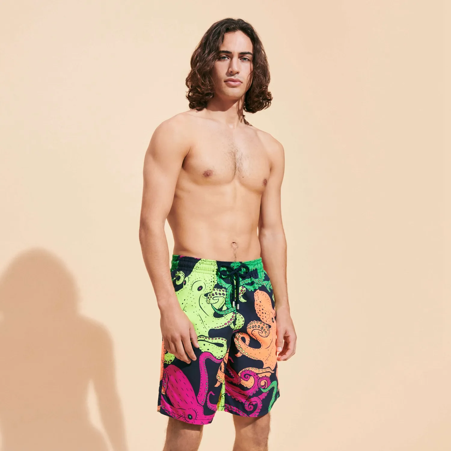 Vilebre Short Homme Bermuda Pantaloncini Boardshorts HOMMES SHORTS DE BAIN TORTUES MULTICOLORES Trunks Mens Surfwear Bermudas Beach Short Turtles Summer 89852