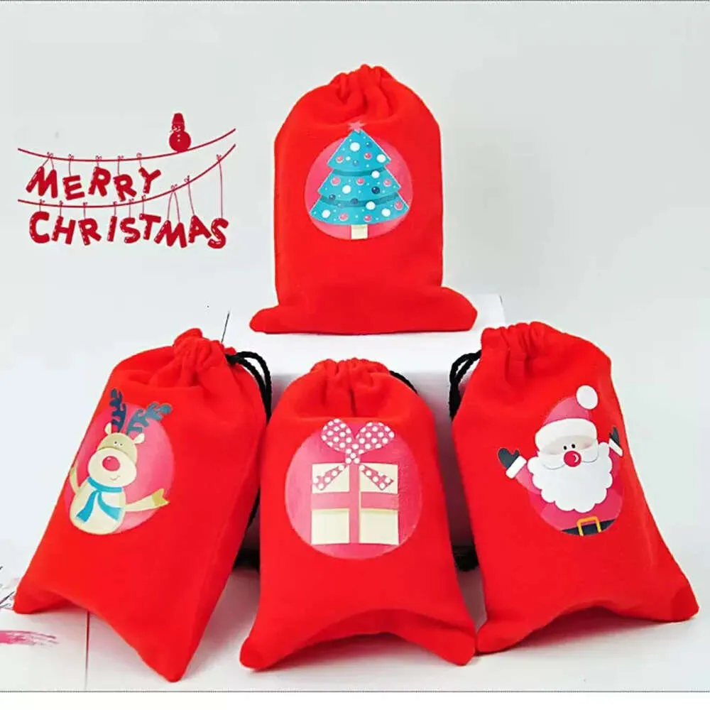 Stilar Drawstring Gift Blessing 8 Creative Flanell Candy Bag Christmas Supplies grossist