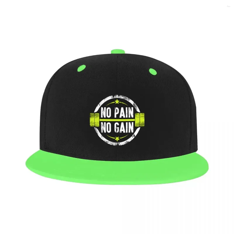 Top Caps Özel Ağrı Kazanç Beyzbol Kapağı Düz ​​Spor Snapback Erkekler Kadınlar Ayarlanabilir Vücut İnşa Fitness Spor Salonu Hip Hop Baba Şapkası