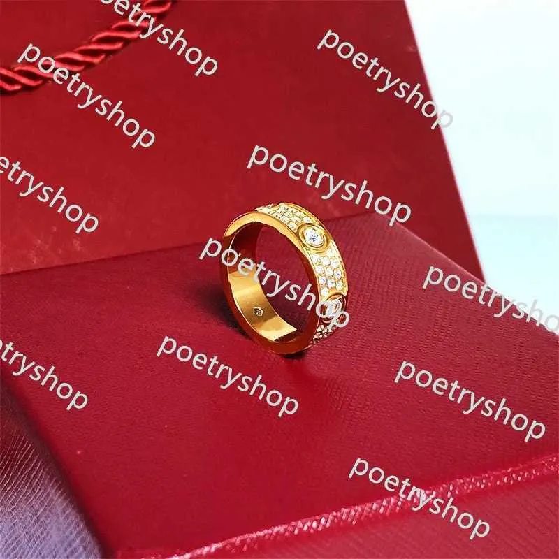 Anelli a fascia 3mm 4mm 5mm 6mm acciaio al titanio argento anello d'amore uomini e donne gioielli in oro rosa per gli amanti coppia anelli regalo Con trapano scatola bianca