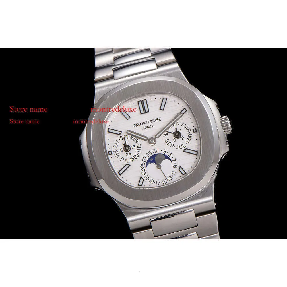 Fase-eigenschappen Pp5740 GENEVE horloge PP zakelijk horloge Complex Hinery-ontwerper SUPERCLONE Designers Moon Watch 12 mm herenhorloge Tw 759 Montredeluxe 907