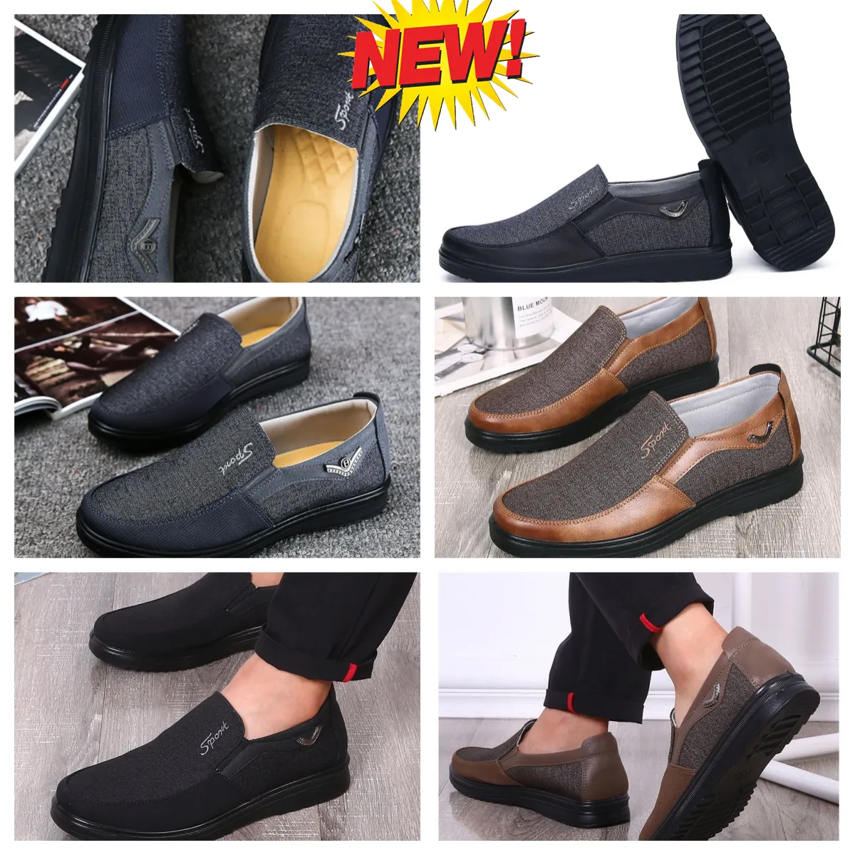 Modell Formaler Designer-GAI-Kleiderschuh für Herren, schwarzer Schuh, spitze Zehen, Party-Bankett-Anzug, Herren-Business-Absatz-Designerschuh, EUR 38–50, weicher Klassiker