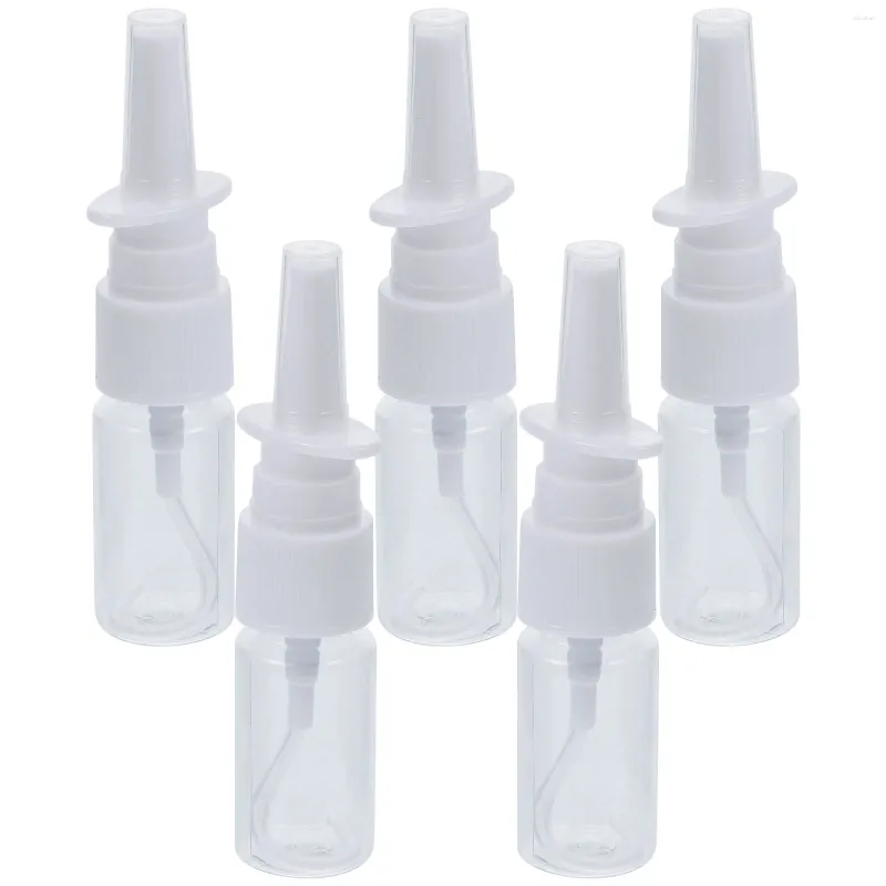 Bouteilles de stockage 5 pièces petite bouteille vaporisateur nasal fine brume Terrarium détergent Mini voyage