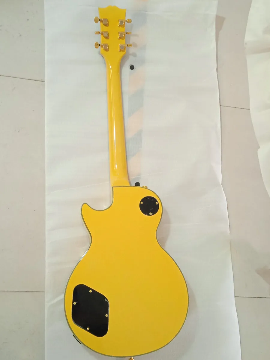 Custom Randy Rhoads Signature Rosewood Fingerboard Fret Binding Yellow Electric Guitar