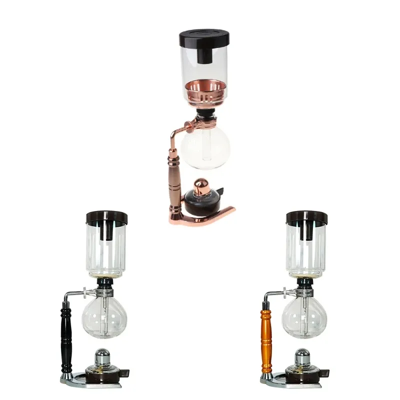 ツールSiphon Tea Siphon Pot Vacuum coffeemaker Glass Type Coffee Hineフィルター