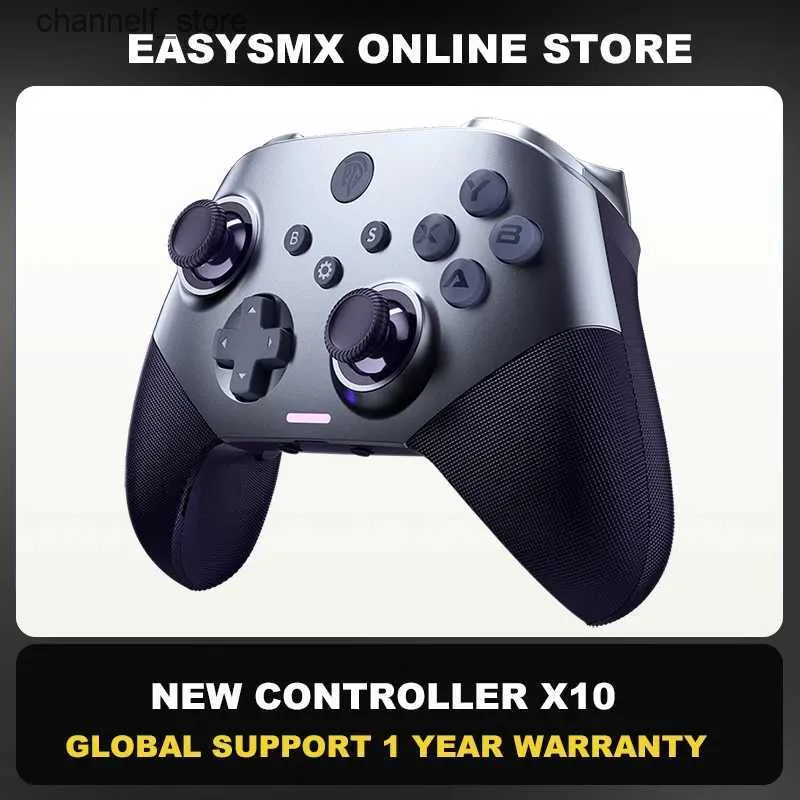 Gamecontroller Joysticks EasySMX X10 Wireless Gamepad Bluetooth Mechanischer Gaming-Controller für PC Nintendo Switch iOS/Android Phone Hall JoystickY240322