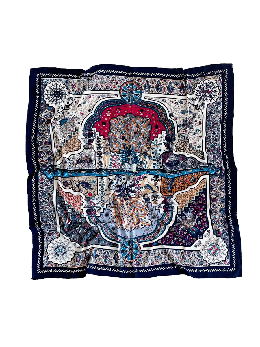 Winter Kasjmier Zijden Sjaal Dames Handgerolde Randen Kasjmier Sjaal Grote Warme Zachte Grote Bandana Haar Nekzak Decoratie Stola Pashmina Hijab Aux Portes Du Palais