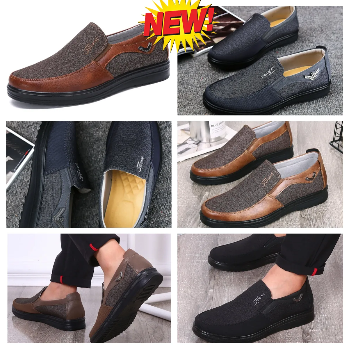 Modello Formale Designer GAI Scarpa elegante Uomo Scarpa nera Punta toe abiti da banchetto per feste Uomo Scarpe da lavoro firmate con tacco EUR 38-50 morbide classiche