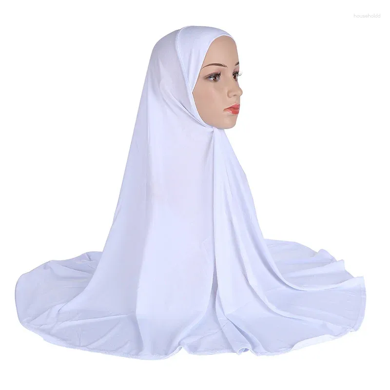 Ethnic Clothing Hijabs For Women Fashion Turkish Turban Malay Cap Arab Formal Dresses Islam Muslim Women's Veil Cotton Scarf Multi-colors