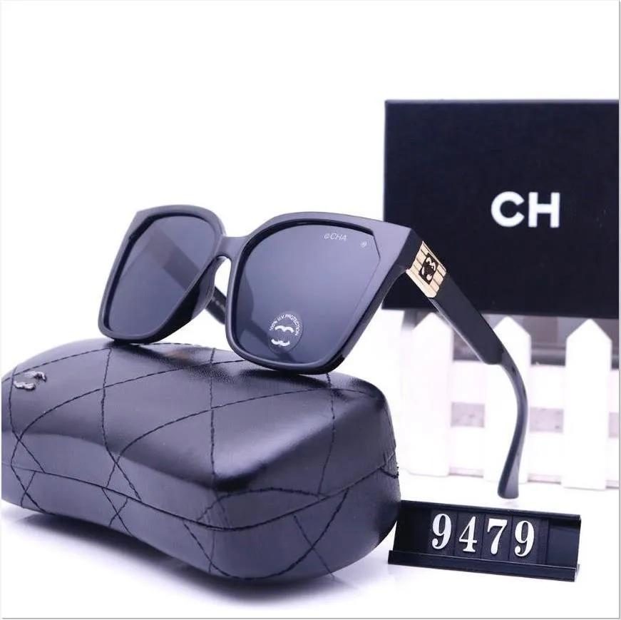 Lunettes Channe Lunettes de soleil pour hommes Luxury Eyeglass Fashion Gradient Sun Glasses Square Fraque Bass Buffs Quay Frantieth Radical Pimiento Channel Sunglasses