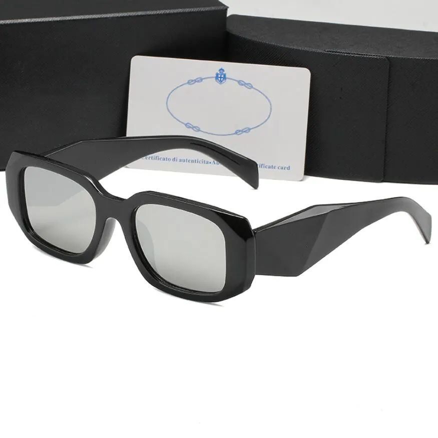 Designer de moda p óculos de sol clássico óculos óculos de sol ao ar livre praia para homem mulher opcional assinatura triangular 12 cores