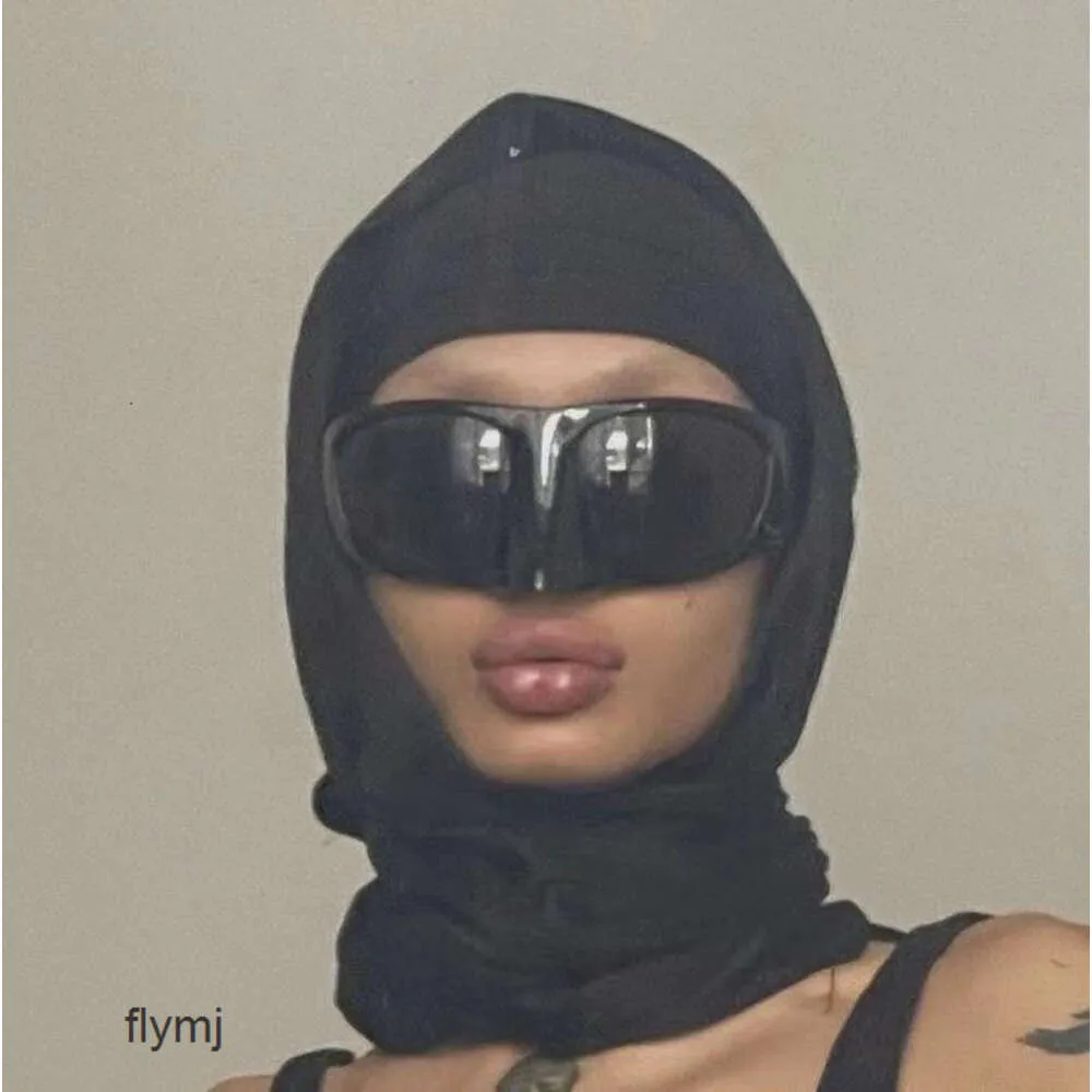 Lunettes de soleil de styliste de luxe pour filles, 2 pièces, pour fête épicée, personnalisées, Style Cyber Future, masque Punk, 2023