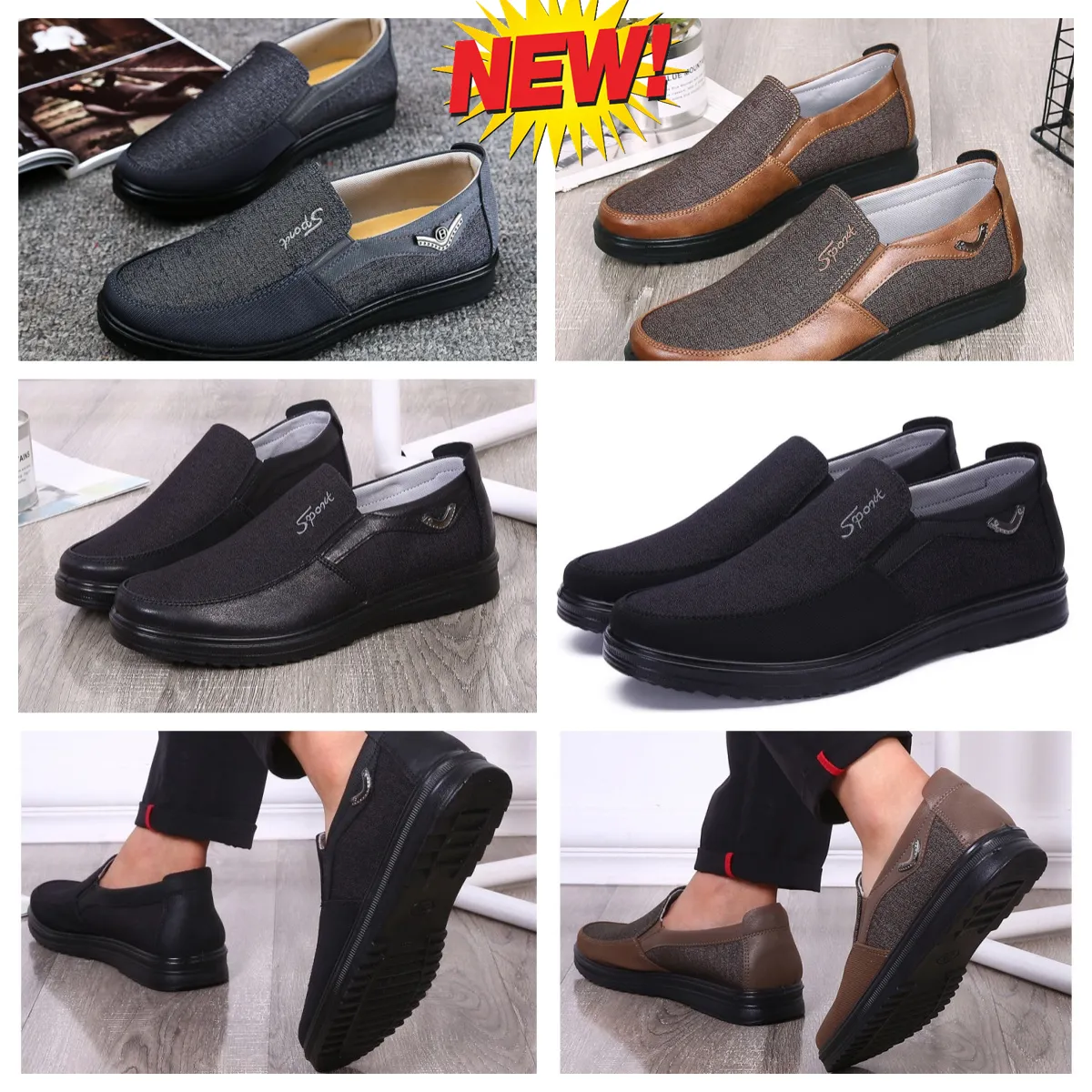 Modelli Designer formale GAI Scarpe eleganti Uomo Scarpe nere Punta dei piedi Abito da banchetto per feste Scarpe da uomo firmate con tacco da lavoro EUR 38-50 morbide