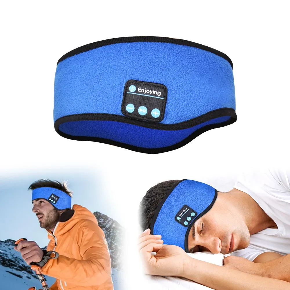 Kopfhörer-/Headset warmer Schlafkopfhörer Wireless, Bluetooth -Sportstadband mit ultradünnen HD -Stereolautsprechern zum Training, Joggen, Yoga, Schlaflosigkeit