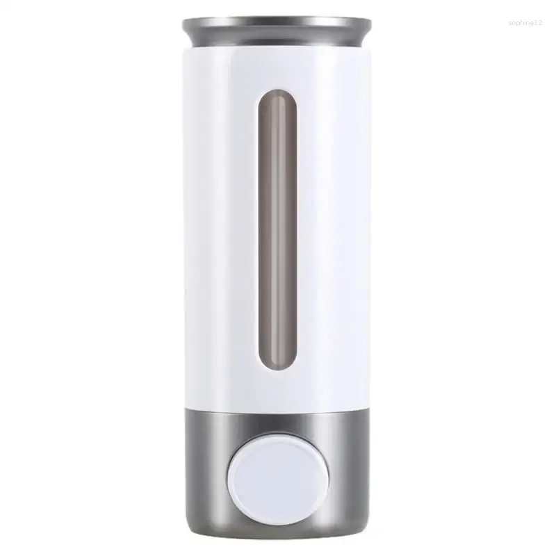 Liquid Soap Dispenser Bottle Wall-Mounted 500ml Shower Hand Sanitizer Wall Hanger With Press Anti-Drop Transparent