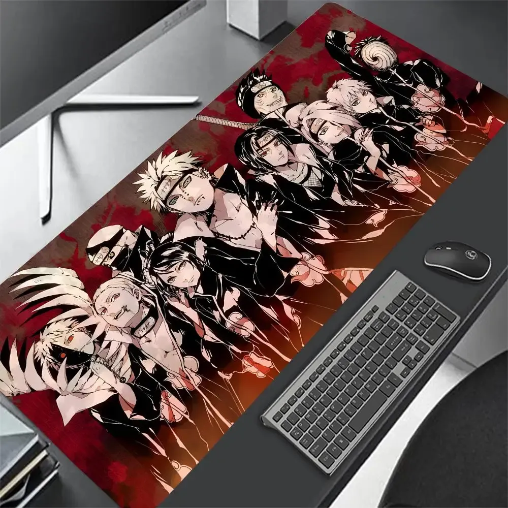 Pads Anime Naruto Mousepad Large Gaming Mouse Pad LockEdge Thickened Computer Keyboard Table Desk Mat