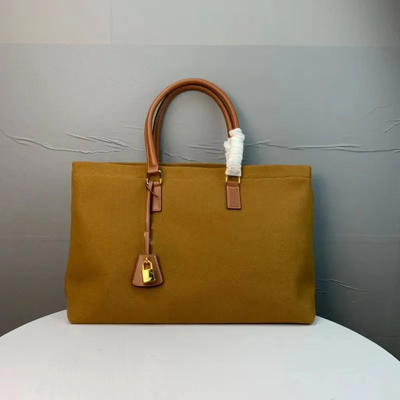New Fashion Casual Bag Tote Canvas Commuter Bag Mommy Bag Large Capacity Handheld One Shoulder Large Bag