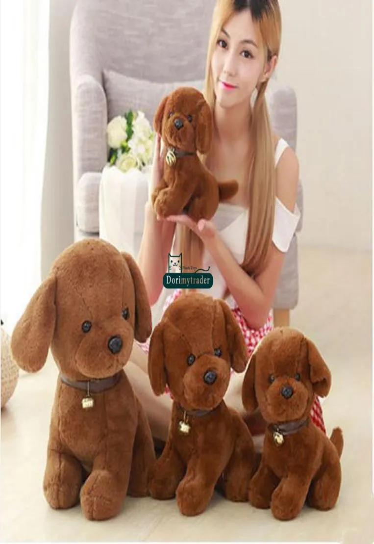 Dorimytrader lovely soft animal dog plush toy stuffed cartoon puppy doll pillow gift for kids decoration 40cm 16inch DY619097325816