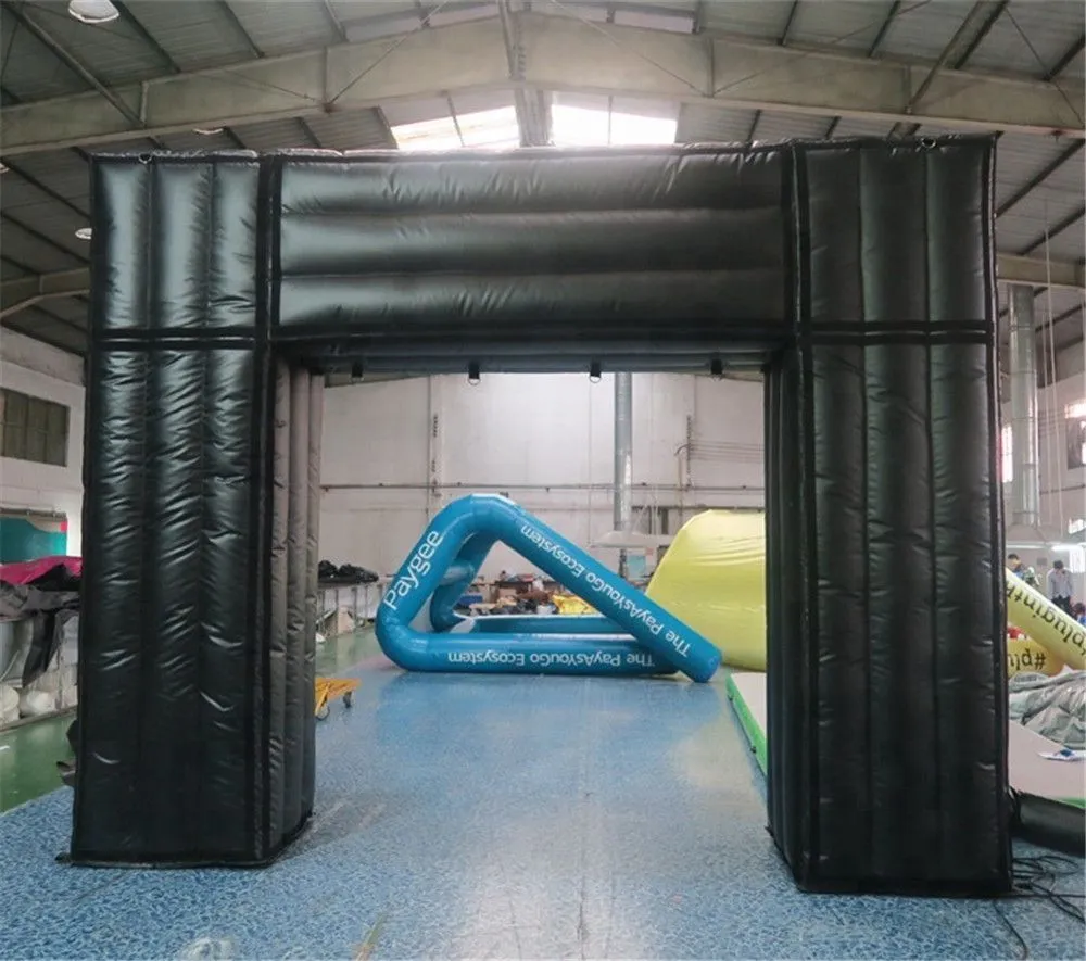 Inflatable Truss Structure Custom Truss Arch Inflatable Sports Archway Finish Line w/ Sticker Box ...