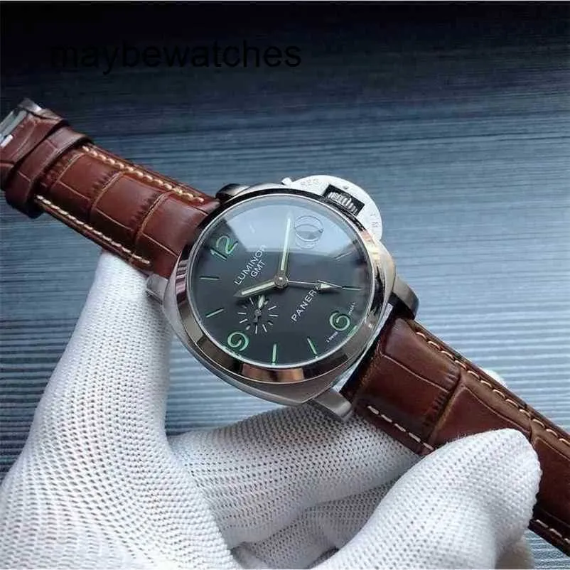 Panerai Luminors vs Factory najwyższej jakości automatyczny zegarek P.900 Automatyczne zegarek Top Clone Sapphire Mirror 44 mm 13 mm importowane skórzane opaski projektanci nadgarstka 99dp