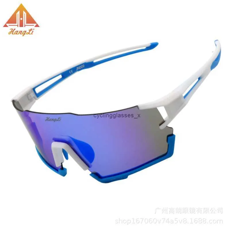 New cycling glasses colorful half frame sports outdoor driving fishing mens and womens polarizing goggles