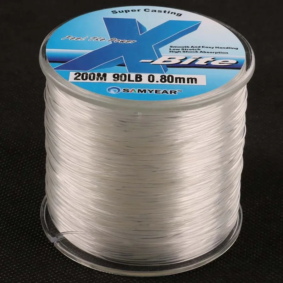Material de pesca de monofilamento de línea de nailon de alta calidad de Japón Jig Carp Fish Wire 12lb 15lb 20lb 40lb 60lb 100lb 240313