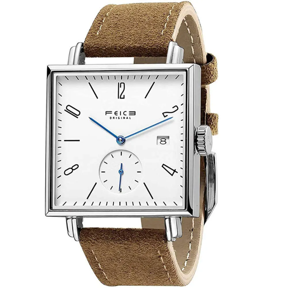 Qualite FEICE FM301 Montre Creuse Mecanique Carree Entierement Automatique Decontractee Minimaliste Pour Hommes Nouveau Style Tendance En 2022 DHgate Meilleures Offres Que LIP Watch