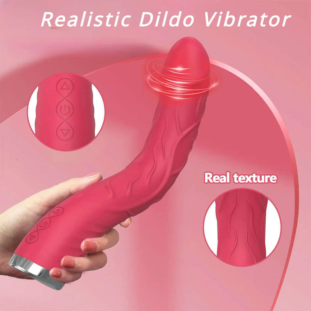 Realistischer Dildo-Vibrator, Vibrator für Frauen, G-Punkt, Vagina, Klitoris-Stimulator, weiblicher Masturbator, weiche Haut, Sexprodukte für Erwachsene, Spielzeug 2024