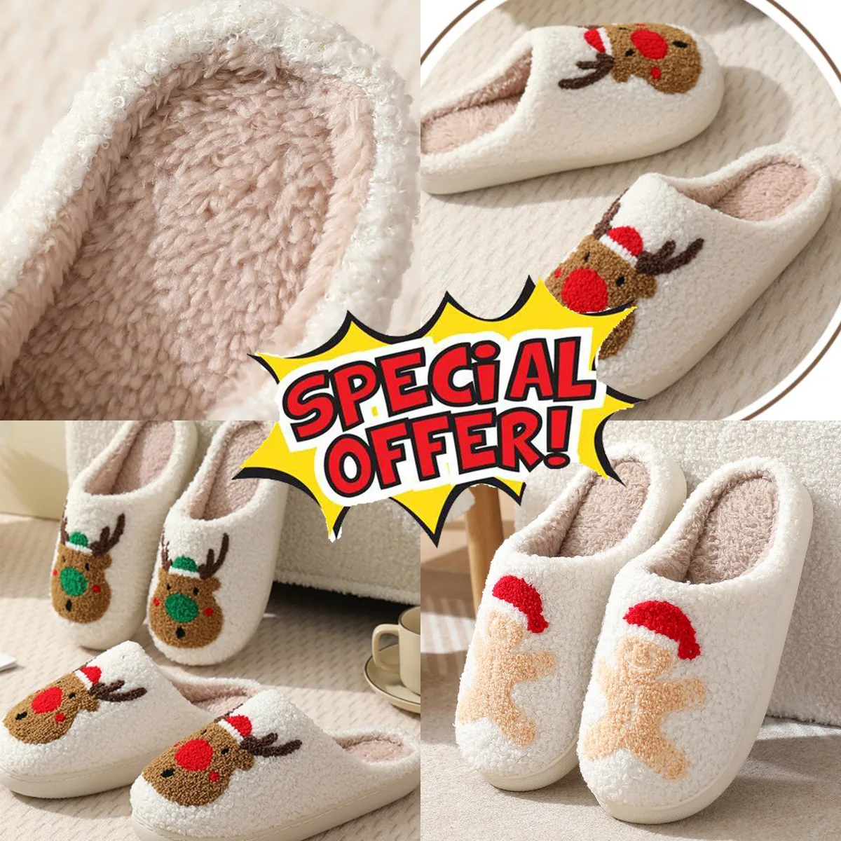 2024 di alta qualità Designer Slide Pantofole in pelliccia Sandali Home Furry Sandali piatti da donna Soffici infradito GAI eur 36-45