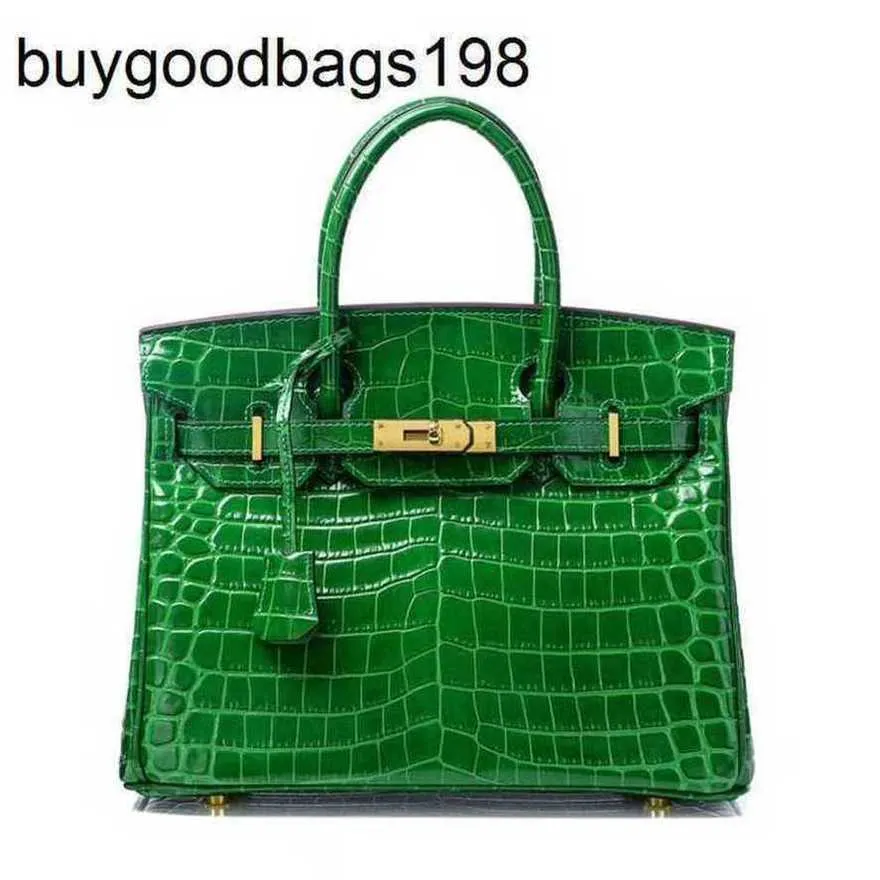 Sac de designer Sacs à main pour femmes faits à la main 10a Crocodile Platinum 2024 Automne Hiver Nouveau Véritable Cuir Bandoulière Une épaule Sac à main Rouge Mariée Weddi Smgc