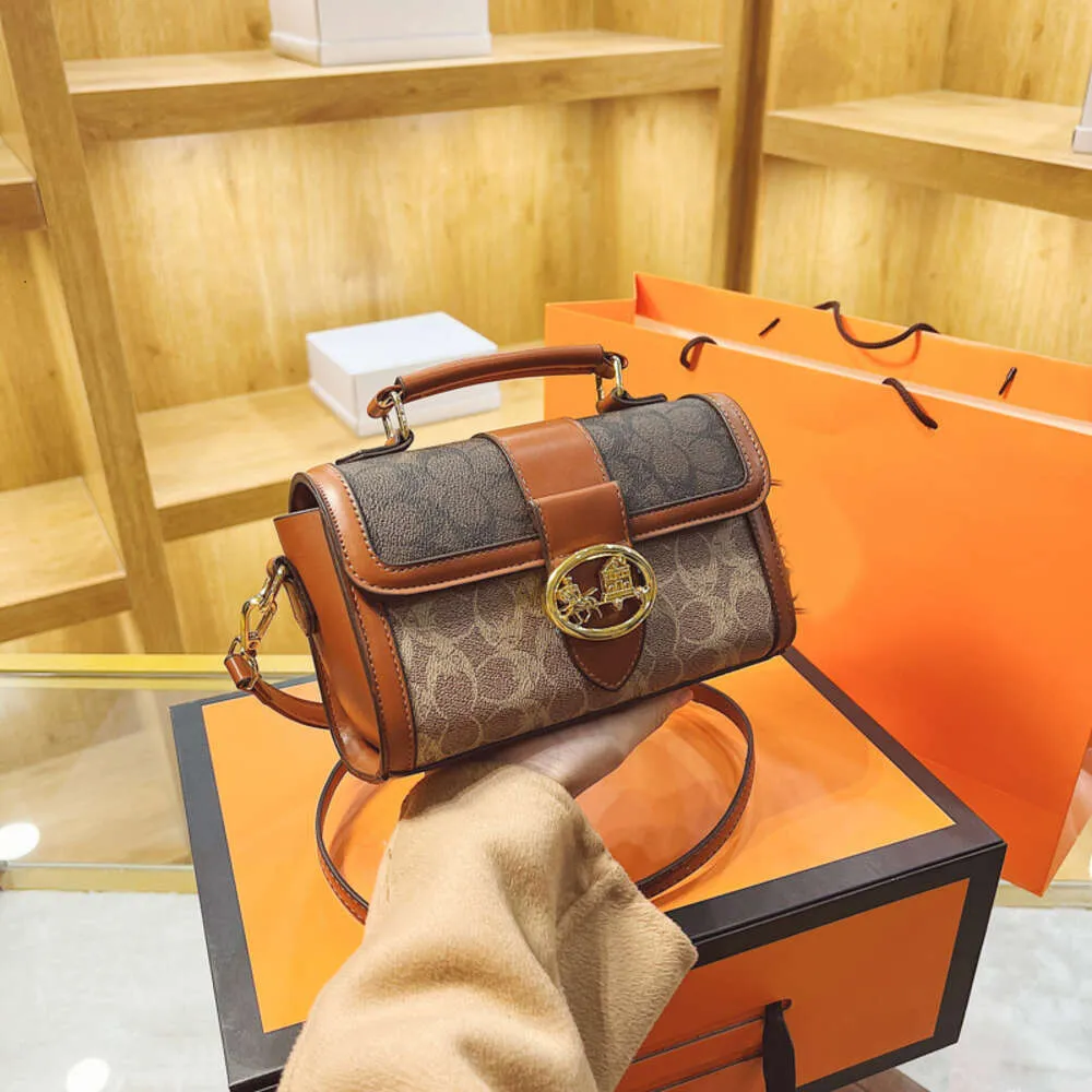 Axelväska designer bästsäljande varumärke väskor franska ny kvinnors väska liten fyrkantig enskropp handväska