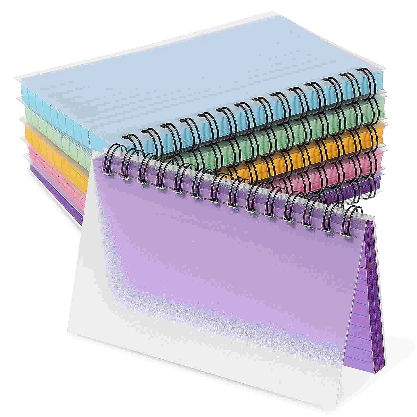 5 pçs notebook cartões flash cartão de índice discurso pequeno bloco de notas papel estudo estudante 240311