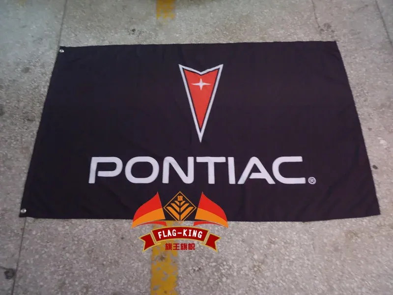 Аксессуары Оклендский флаг Pontiac, 3x5 футов полиэстер, бесплатная доставка Pontiac Banner