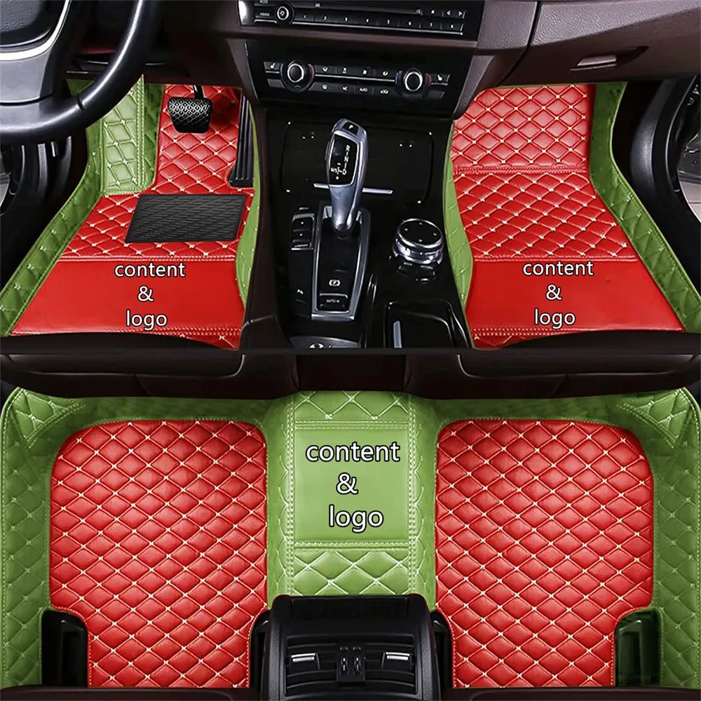 Carpets Car Floor Mats for Mitsubishi Outlander 2018 2017 2016 2015 2014 2013（5席）オートインテリアカバー自動車車両