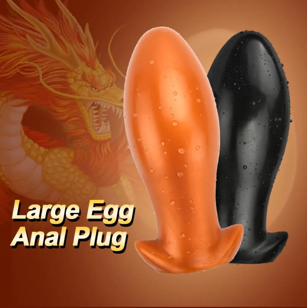 Big Anal Butt Plug Soft enorm Silicone Anus Expansion Stimulator Prostate Massage Anal Sex Toys for Woman Men8835059